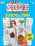 Build a Poster Coloring Book--Farm & Zoo