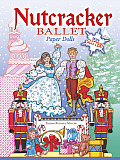 Nutcracker Ballet Paper Dolls with Glitter