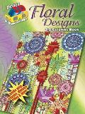 3 D Coloring Book Floral Designs