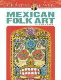 Creative Haven Mexican Folk Art Coloring Book