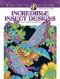 Incredible Insect Designs Coloring Book