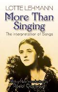 More Than Singing: The Interpretation of Songs