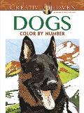 Creative Haven Dogs Color by Number Coloring Book