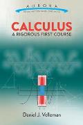 Calculus A Rigorous First Course
