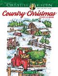 Creative Haven Country Christmas Coloring Book