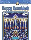 Creative Haven Happy Hanukkah Coloring Book