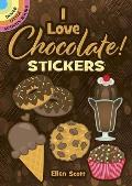 I Love Chocolate Stickers