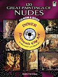 120 Great Paintings of Nudes CD ROM & Book