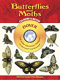 Butterflies & Moths Cdrom & Book