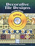 Decorative Tile Designs Cdrom & Book