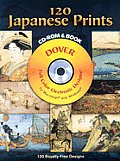 120 Japanese Prints Cd Rom & Book
