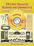 293 Art Nouveau Designs & Ornaments With CDROM