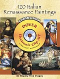 120 Italian Renaissance Paintings CD ROM & Book