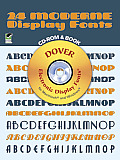 24 Moderne Display Fonts [With CDROM]