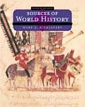 Sources of World History Readings for World Civilization