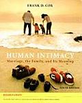 Human Intimacy: Marriage, the Family, and Its Meaning, Research Update