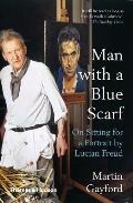 Man with a Blue Scarf On Sitting for a Portrait by Lucian Freud