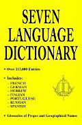 Seven Language Dictionary French Italian Germa