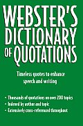 Websters Dictionary Of Quotations