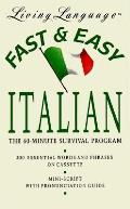 Living Language Fast & Easy Italian Tape
