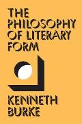 Philosophy Of Literary Form Studies In