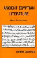 Ancient Egyptian Literature Volume 2 The New