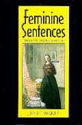 Feminine Sentences Essays On Women &