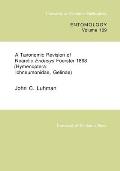 A Taxonomic Revision of Nearctic Endasys Foerster 1868 (Hymenoptera: Ichneumonidae, Gelinae): Volume 109