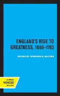 England's Rise to Greatness, 1660-1763: Volume 7