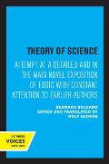 Theory of Science: Attempt at a Detailed and in the Main Novel Exposition of Logic with Constant Attention to Earlier Authors