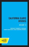 California Slavic Studies, Volume VI
