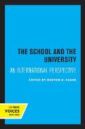 The School and the University: An International Perspective