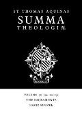 Summa Theologiae: Volume 56, the Sacraments: 3a. 60-65