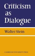 Criticism as Dialogue