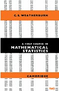 A First Course Mathematical Statistics