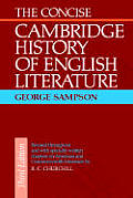 Concise Cambridge History Of English Literature