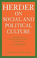 J. G. Herder on Social and Political Culture