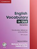 English Vocabulary in Use Elementary with Answers [With CDROM]