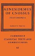 Aenesidemus of Cnossus: Testimonia