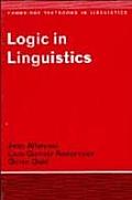 Logic In Linguistics