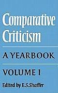 Comparative Criticism Volume 4 the Language of the Arts