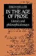 In The Age Of Prose Literary & Philosoph