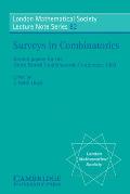 Surveys in Combinatorics: Invited Papers for the Ninth British Combinatorial Conference 1983