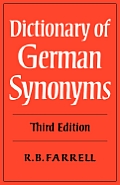 Dictionary Of German Synonyms 3rd Edition