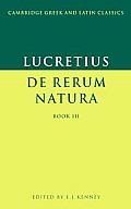 De Rerum Natura Book III