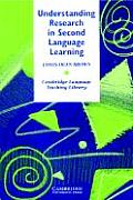 Understanding Research in Second Language Learning A Teachers Guide to Statistics & Research Design