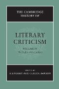 The Cambridge History of Literary Criticism: Volume 4, the Eighteenth Century