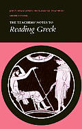 Teachers Notes To Reading Greek