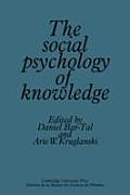 Social Psychology Of Knowledge