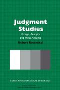 Judgment Studies: Design, Analysis, and Meta-Analysis